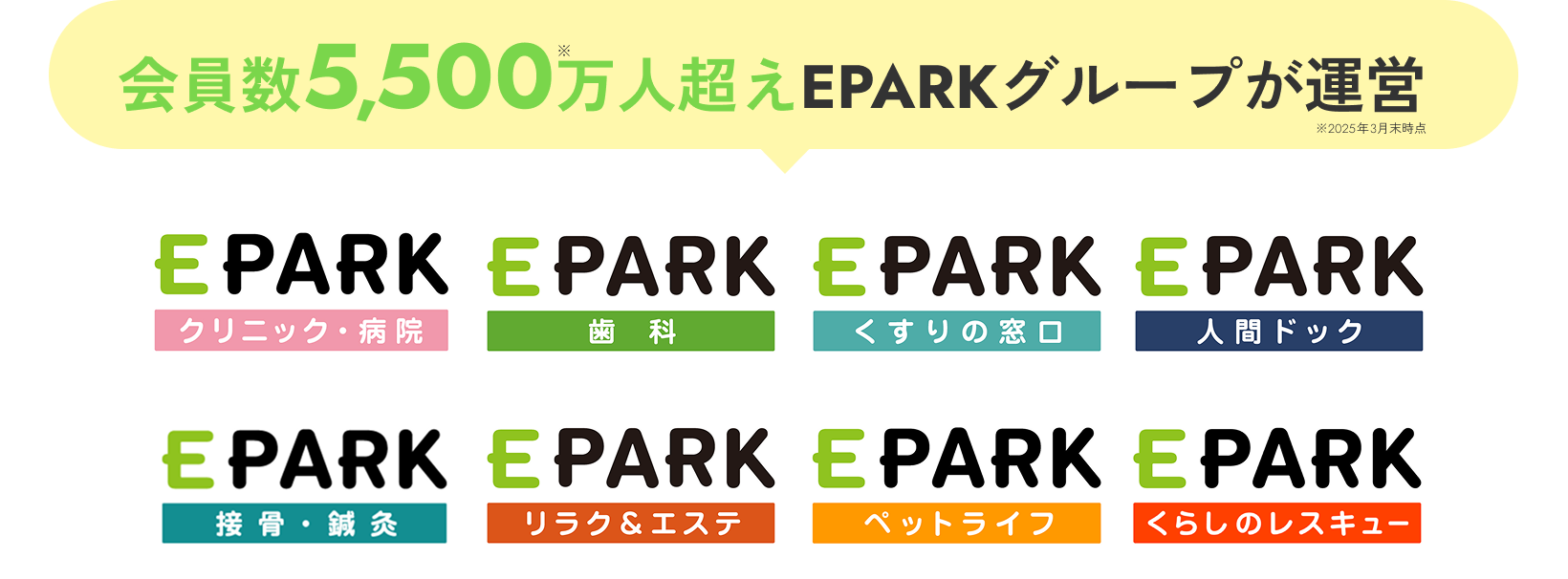 会員数5,000万人越えEPARKグループが運営