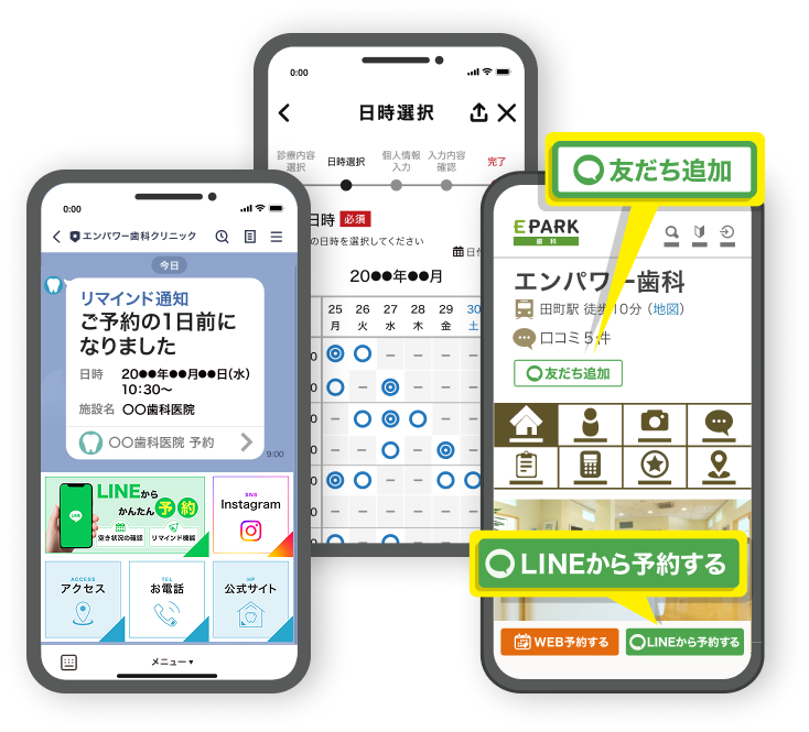 LINEが、医院の成長を加速させる。患者とのつながりを資産に。