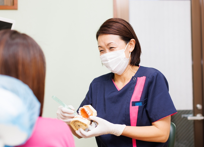 歯周病の検査と治療説明
