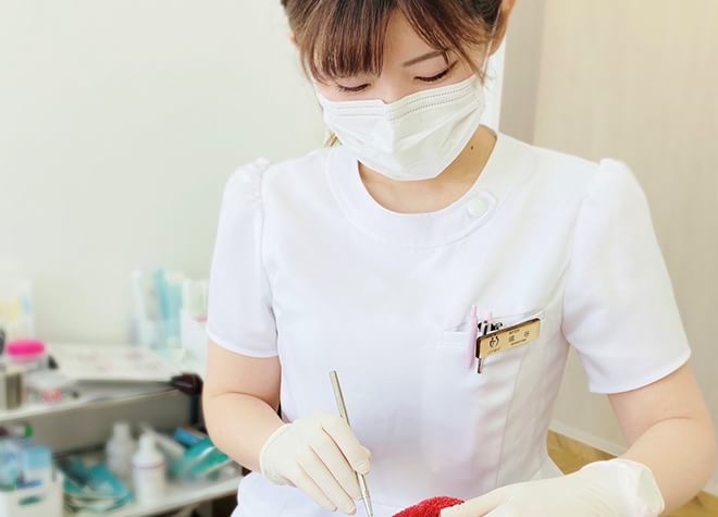 お口への興味につながるよう、データで現状を確認しながらメンテナンスをしていきます