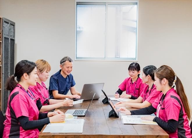 治療から治療後のケアまで、チーム医療で取り組みます