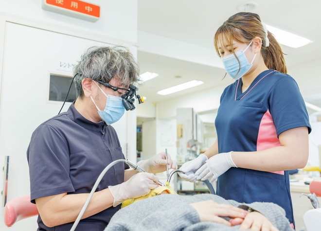 なるべく歯を残すためにも、精密な治療を心がけています