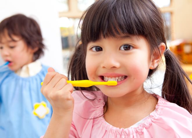 将来へできるだけ多くの歯を残すために、お子さまのころから予防に力を入れています