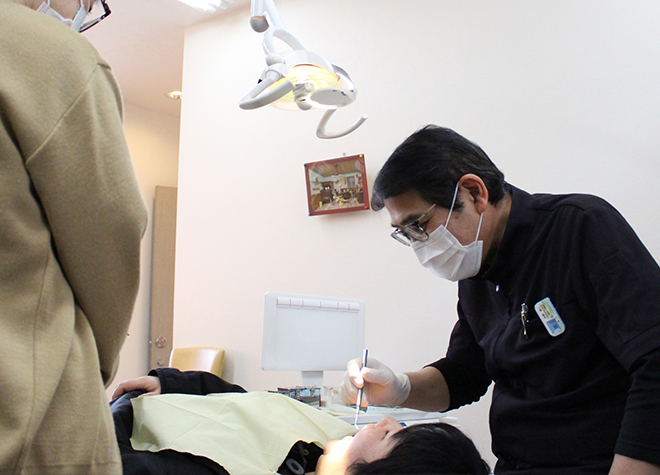 患者さまの大切な歯を、できるだけ抜かない・削らない治療を心がけています。