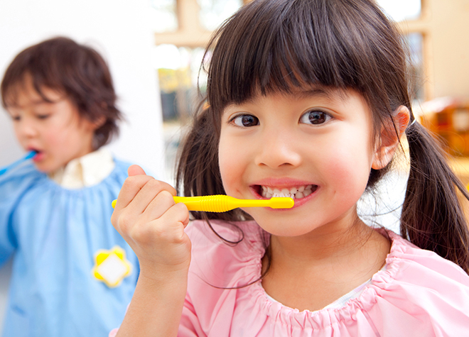 お子さまとの信頼関係と落ち着ける雰囲気で、将来の健康な歯のためにサポート！