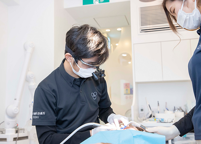 患者さまの虫歯になりやすい傾向を特定して、ご自宅でも予防ができるようにアドバイスしています