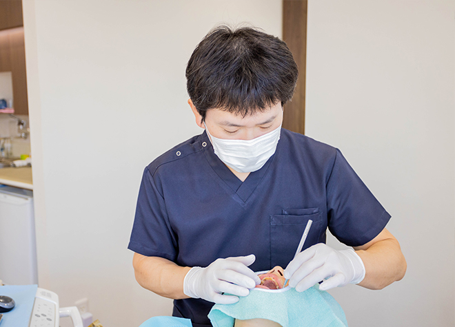 歯周病の早期発見・早期治療を重視しております