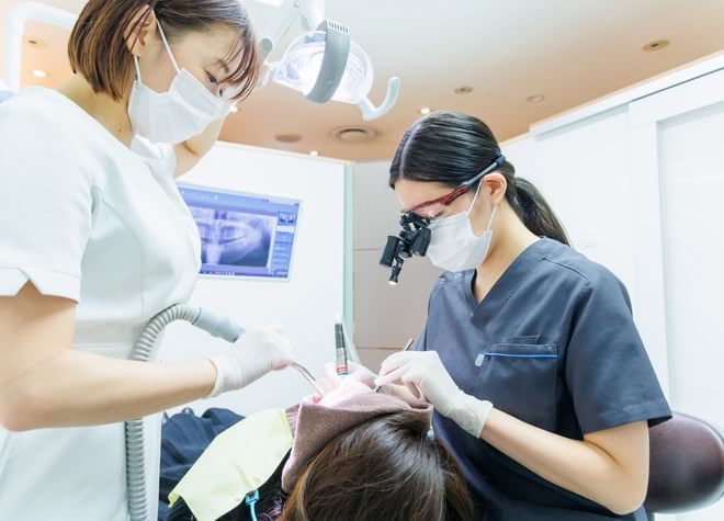 治療とクリーニングの両方でお口の環境を改善しいたします