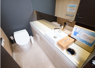 きれいな清潔感のあるトイレ