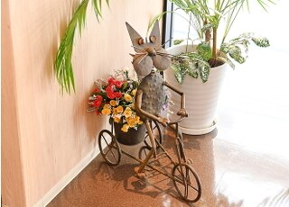 可愛いらしい雰囲気の院内です。