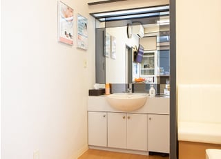 ブラッシングスペースです。