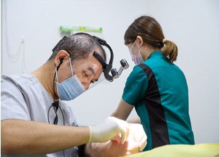 治療風景です。