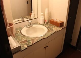 おしゃれな洗面台です。