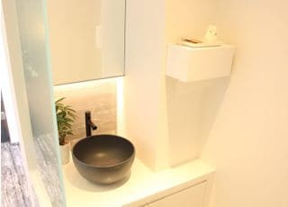 ブラッシングスペースです。