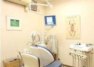 モニターを使用した診療室になります。