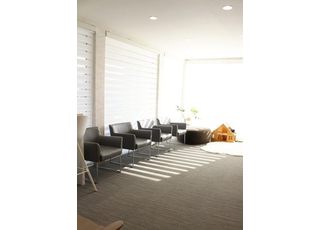 ゆったりとした待合室です。