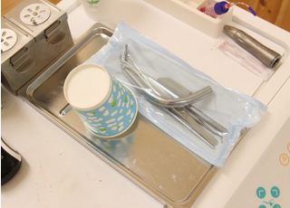 器具は使用するまでパックに封入しております