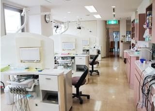 清潔に保たれた診療スペースです。