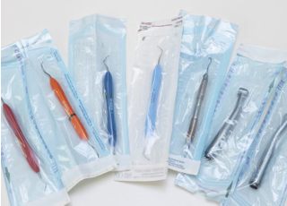 お口に入る器具は全て個包装されており、衛生的です