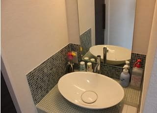 パウダールームです。