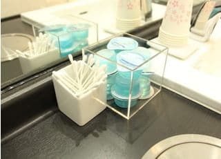 洗口剤も置いておりますので、ご自由にお使いください。