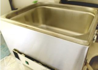 使用した機器を洗浄します。