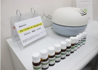 患者様にリラックスしてお過ごしただけるようアロマを使用しています。