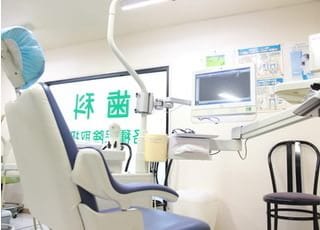 当院の診療室です。モニターも設置されているため、分かりやすい説明が可能です。