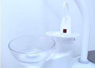 治療の際にうがいをしていただく場所です