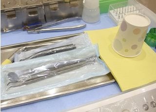 衛生面に配慮しております。