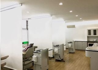 診療スペースは患者さまのプライバシーに配慮しております。