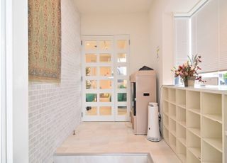 玄関から清潔さに気を付けております。