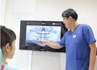 患者さまには、わかりやすい説明を心がけています。