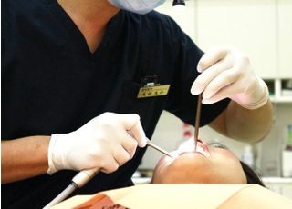 痛みに配慮した治療を行っています。