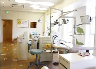 お子様専用の治療エリアです。