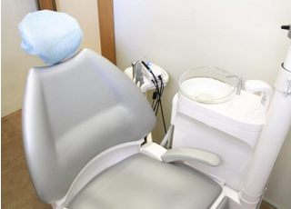 当院のチェア内のお水は清潔に保っています。