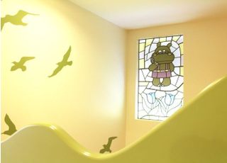 どうぶつをモチーフにした小児歯科専用エリアです。