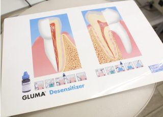 知覚過敏を抑制する効果があります。