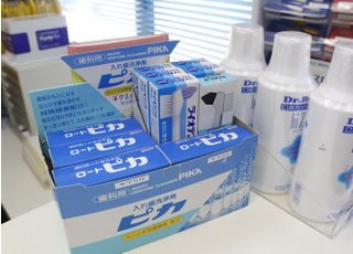デンタルケアグッズも多数ご用意しております。