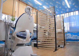 閉塞感のない診療スペースです。