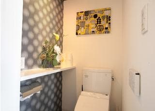 お手洗いです。