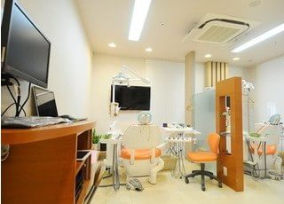 診療チェアです。どんな悩みでもご相談ください。