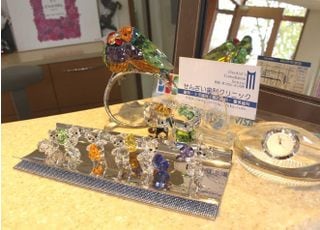 スワロフスキーのかわいい小物がございます