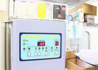 滅菌・消毒の際に使用する機材です。