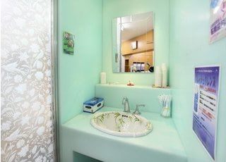 おしゃれな洗面台です。