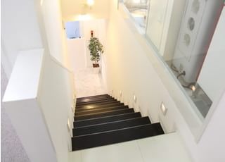 白を基調にした清潔な院内です。