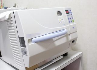 器具の滅菌はきっちりとおこなっております。