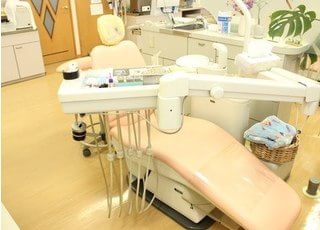 診療チェアです。どんなお悩みもご相談ください。