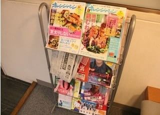 雑誌をご用意しています。