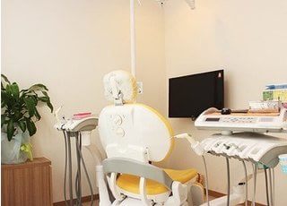 診療室です。こちらで治療を受けていただきます。